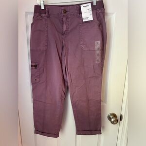 Sonoma Purple Cropped/Capris Size 10